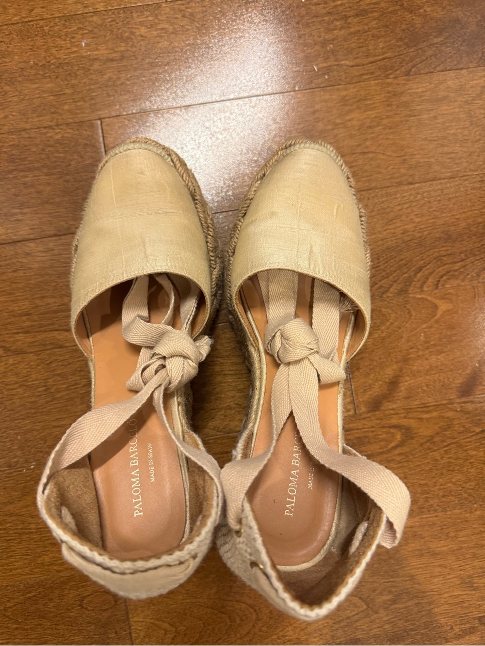 Paloma Barcelo Espadrille Platform Wedge Sandals, Size 9.5 - Picture 15 of 15